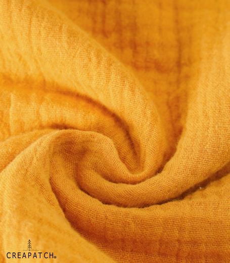 Muslin swaddle I Butterscotch I  100% organic cotton